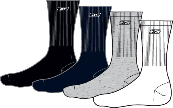  Pack 4 Socks 